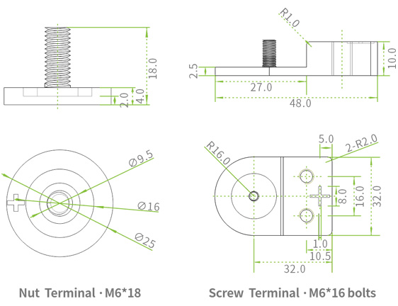 Terminal de bateria LiFePO4 230Ah
